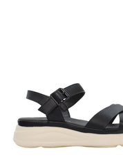 Sandali zeppa Nero Lumberjack