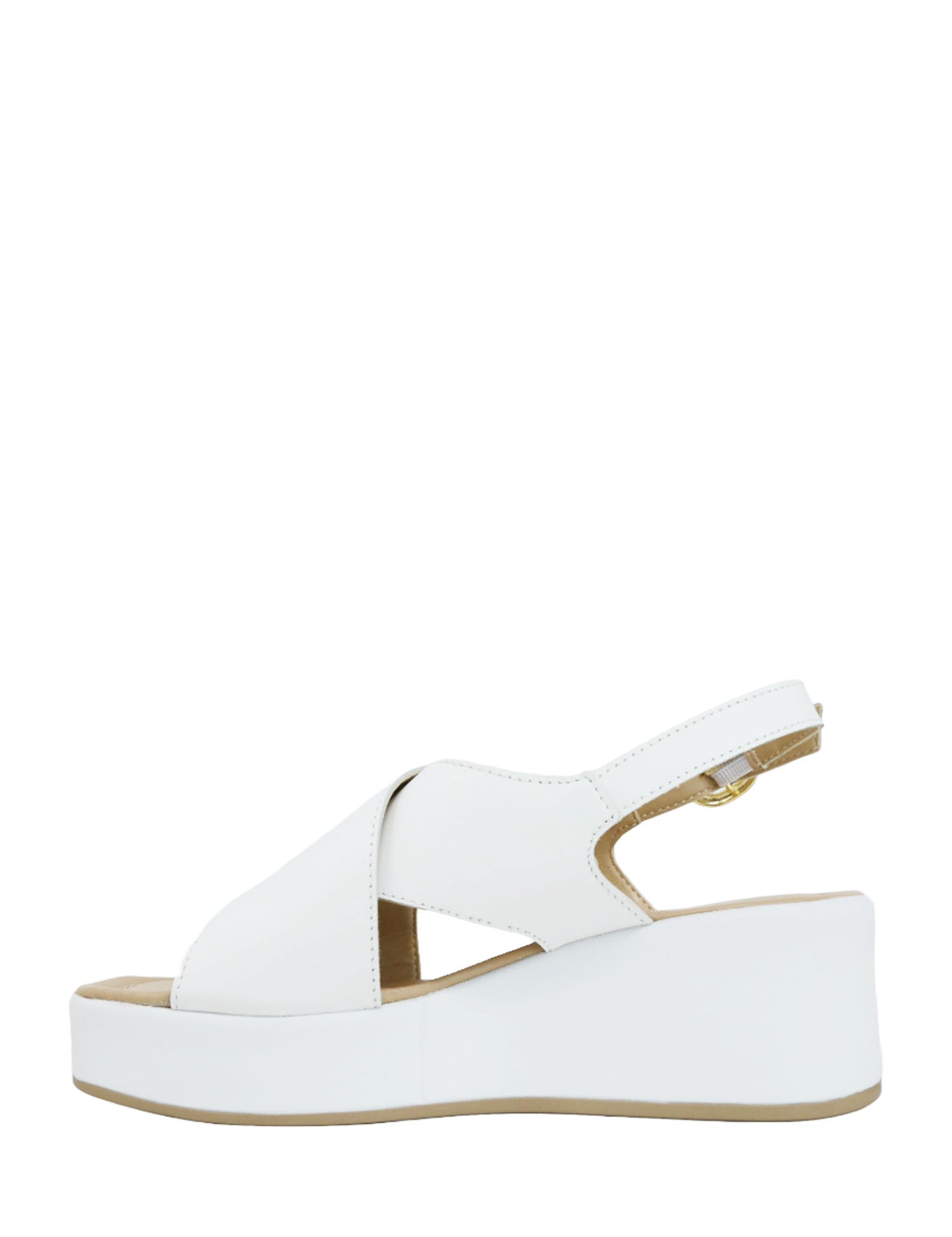 Sandali zeppa Bianco Lumberjack