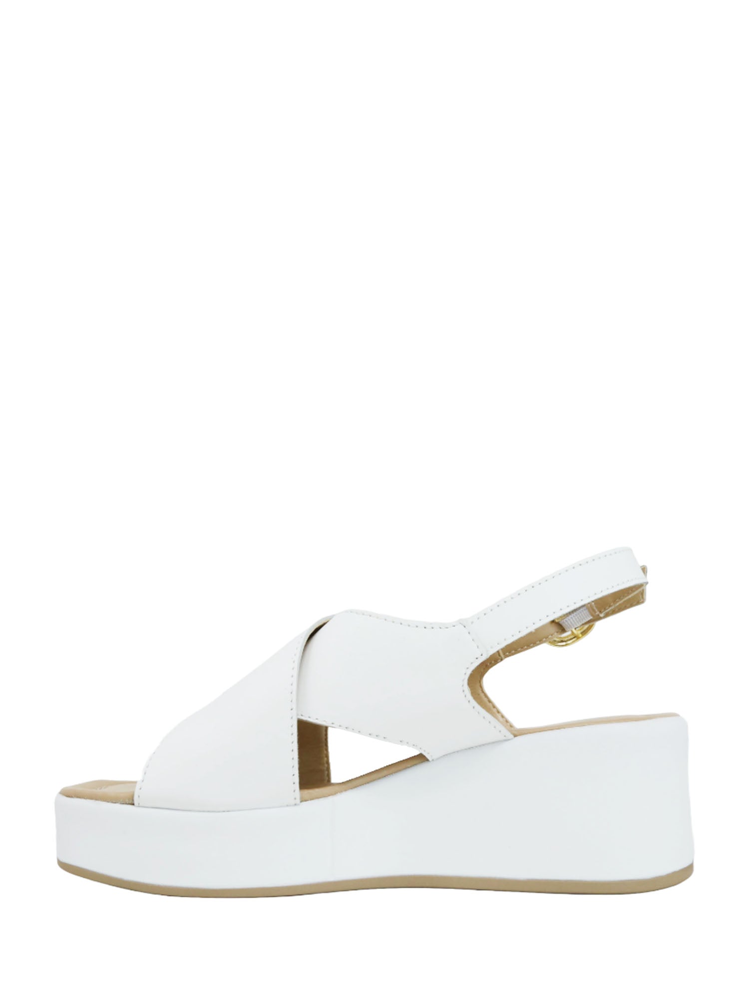 Sandali zeppa Bianco Lumberjack