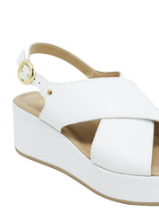 Sandali zeppa Bianco Lumberjack