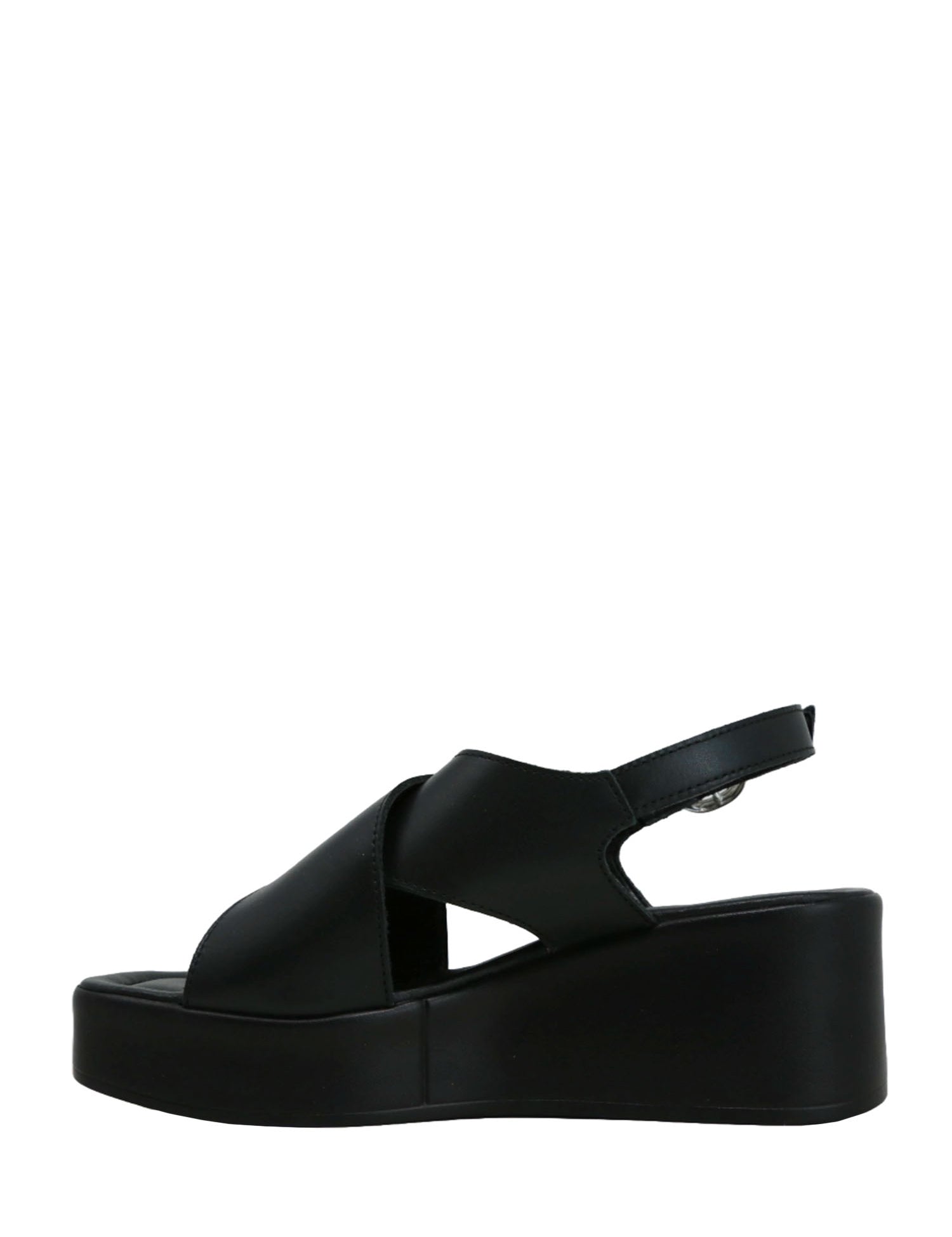 Sandali zeppa Nero Lumberjack