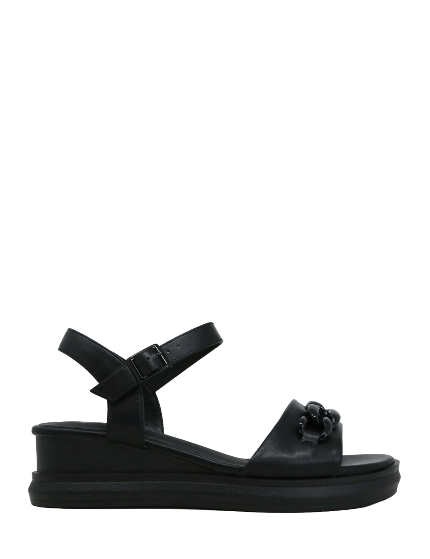 Sandali zeppa Nero Lumberjack