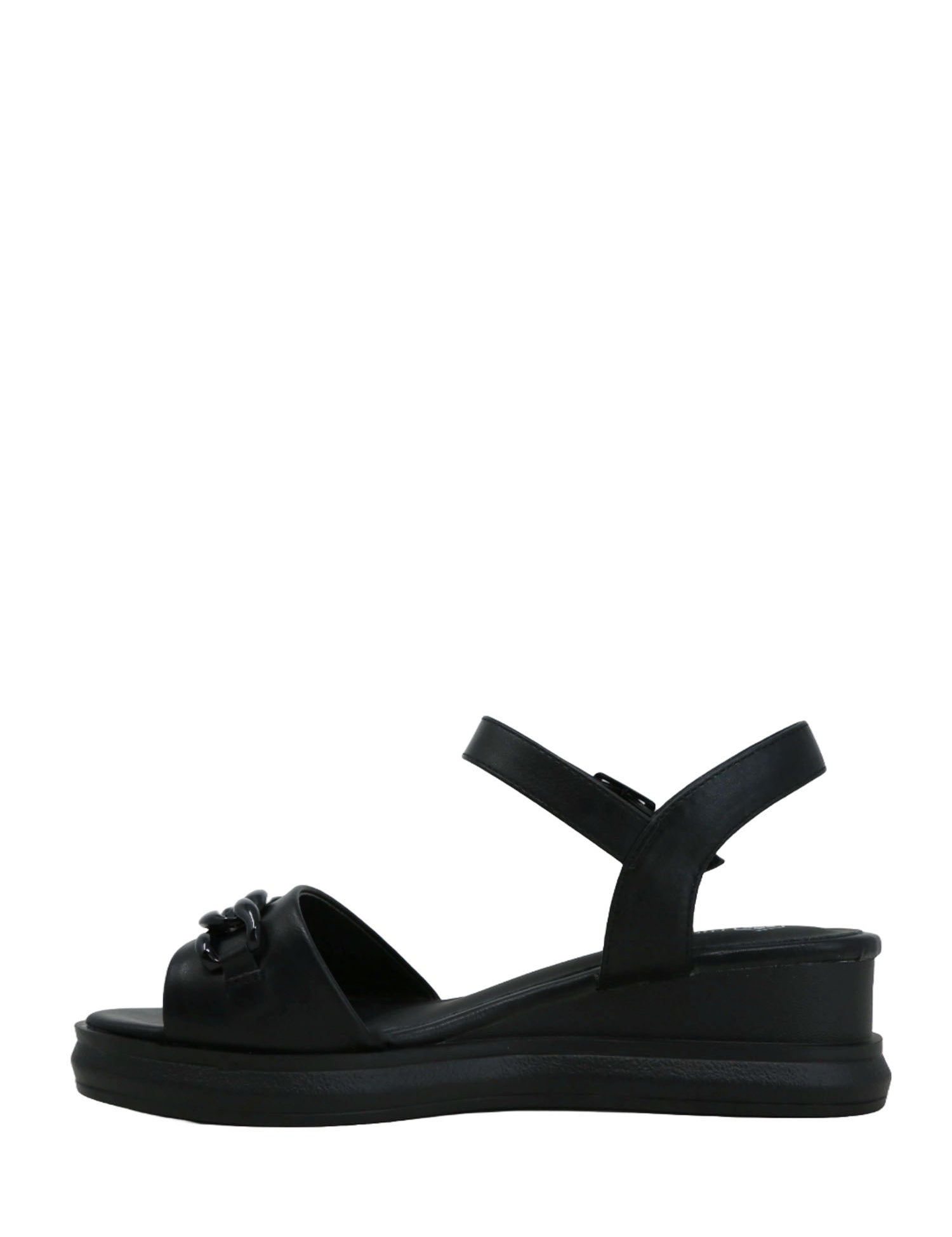 Sandali zeppa Nero Lumberjack