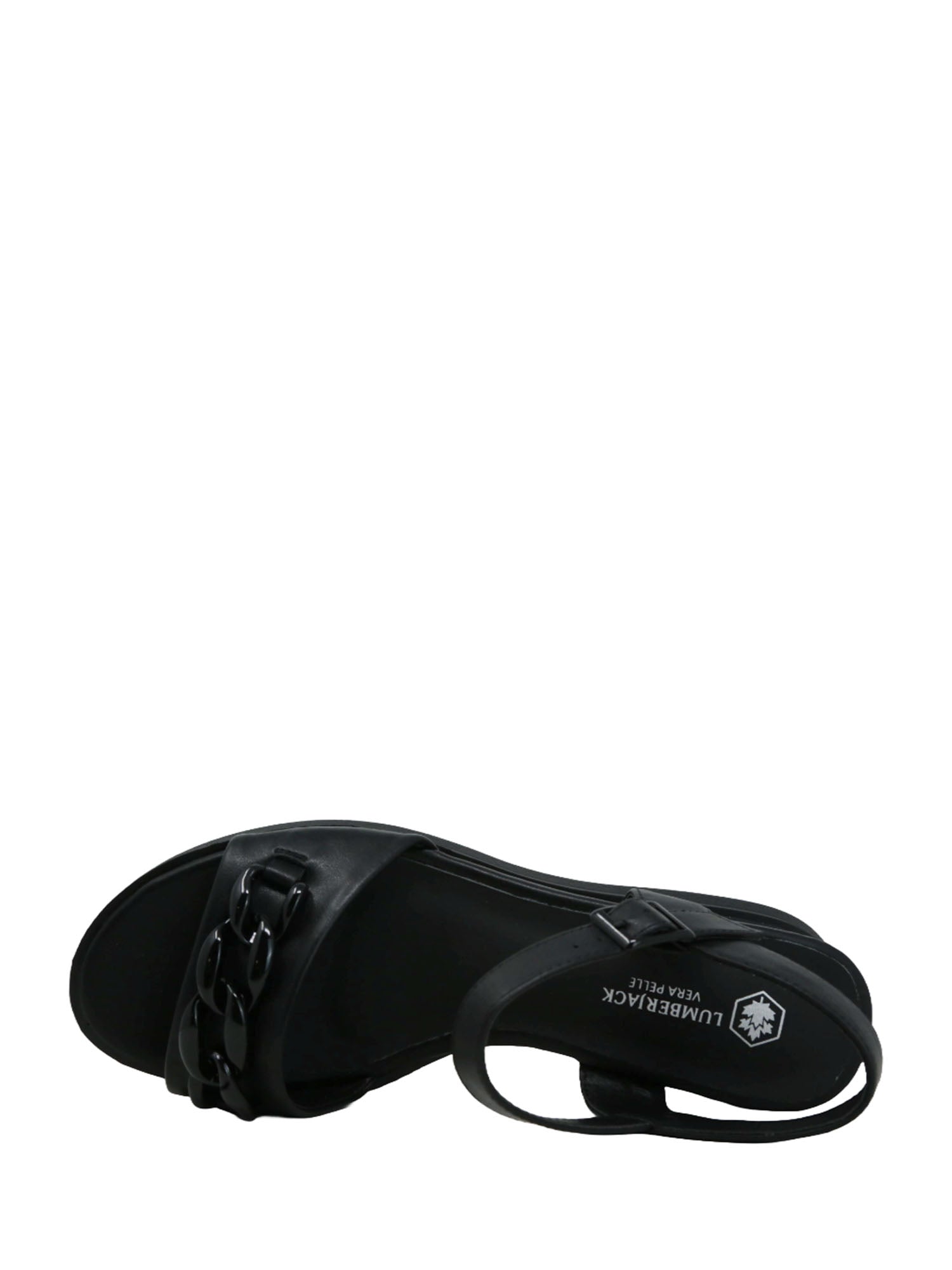 Sandali zeppa Nero Lumberjack