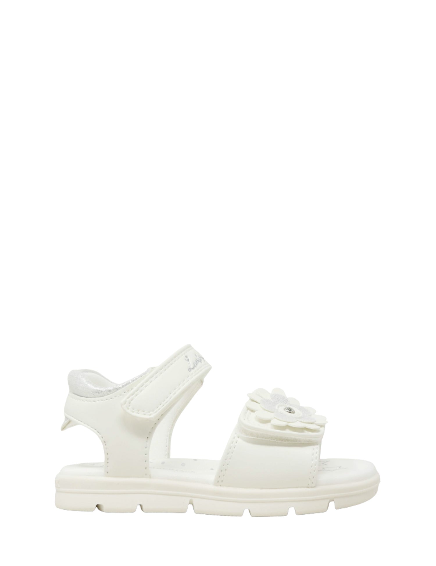 Sandali con strappi Bianco Argento Lumberjack
