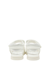 Sandali con strappi Bianco Argento Lumberjack