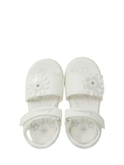 Sandali con strappi Bianco Argento Lumberjack