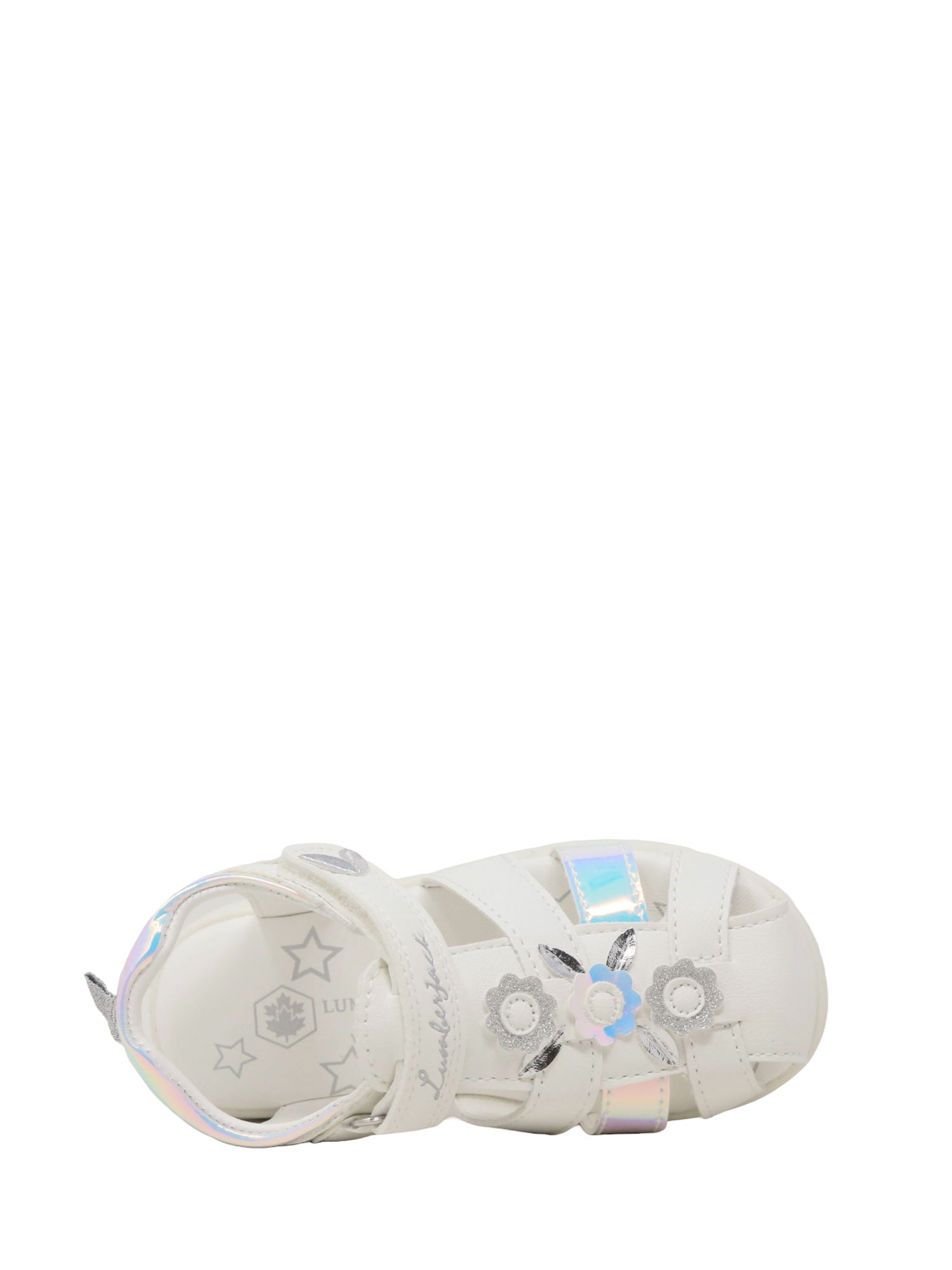 Sandali con strappi Bianco Lumberjack