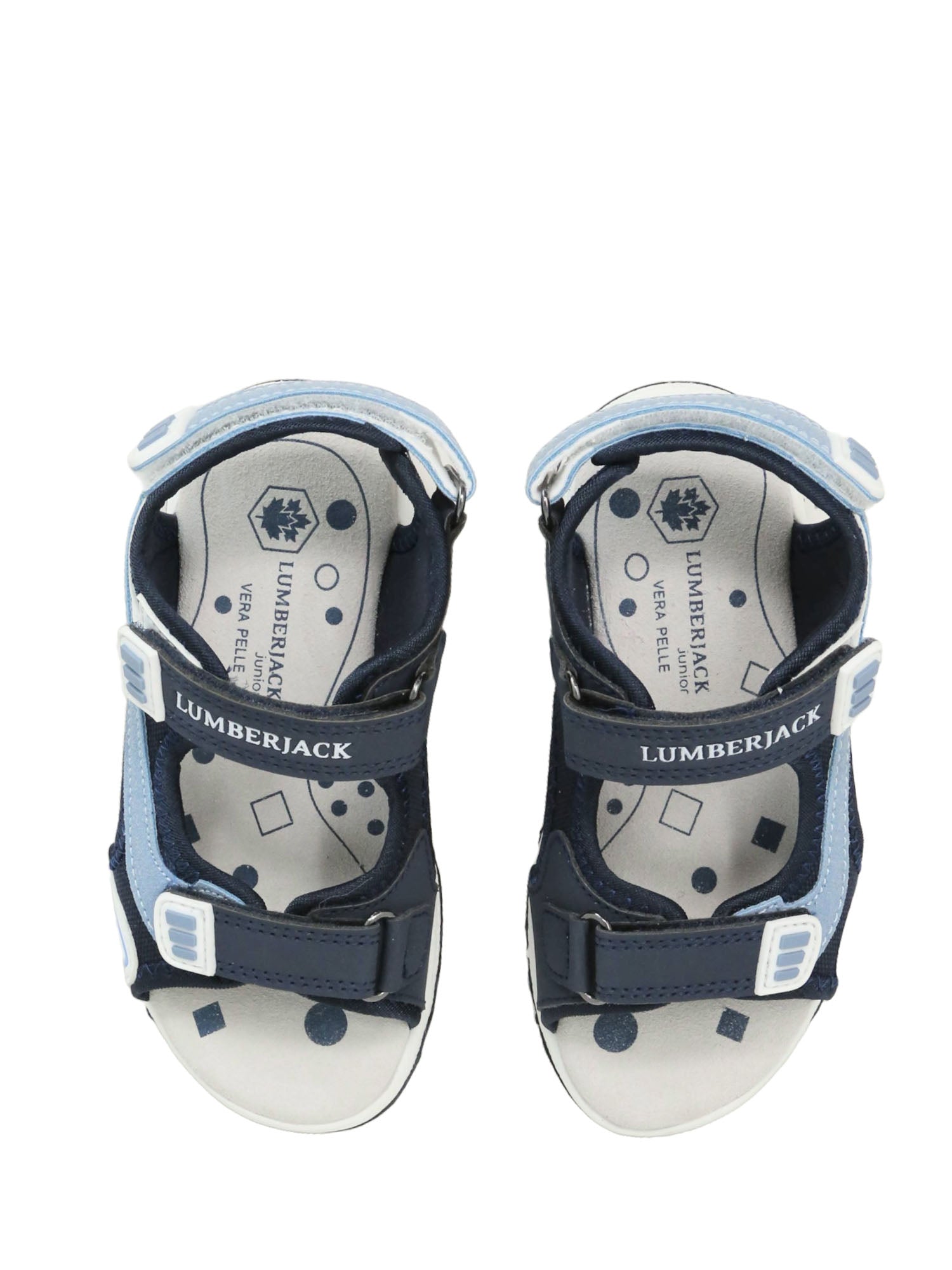 Sandali con strappi Blu Lumberjack