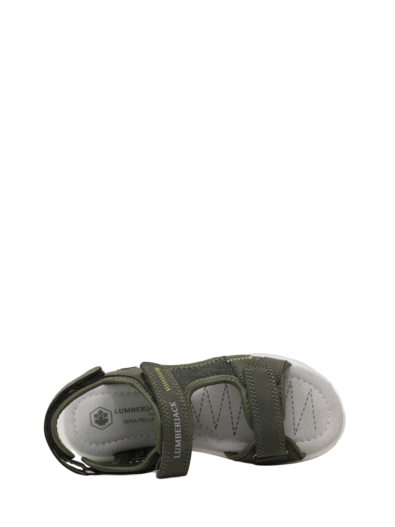 Sandali con strappi Verde Lumberjack