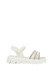 Sandali con strappi Bianco Lumberjack