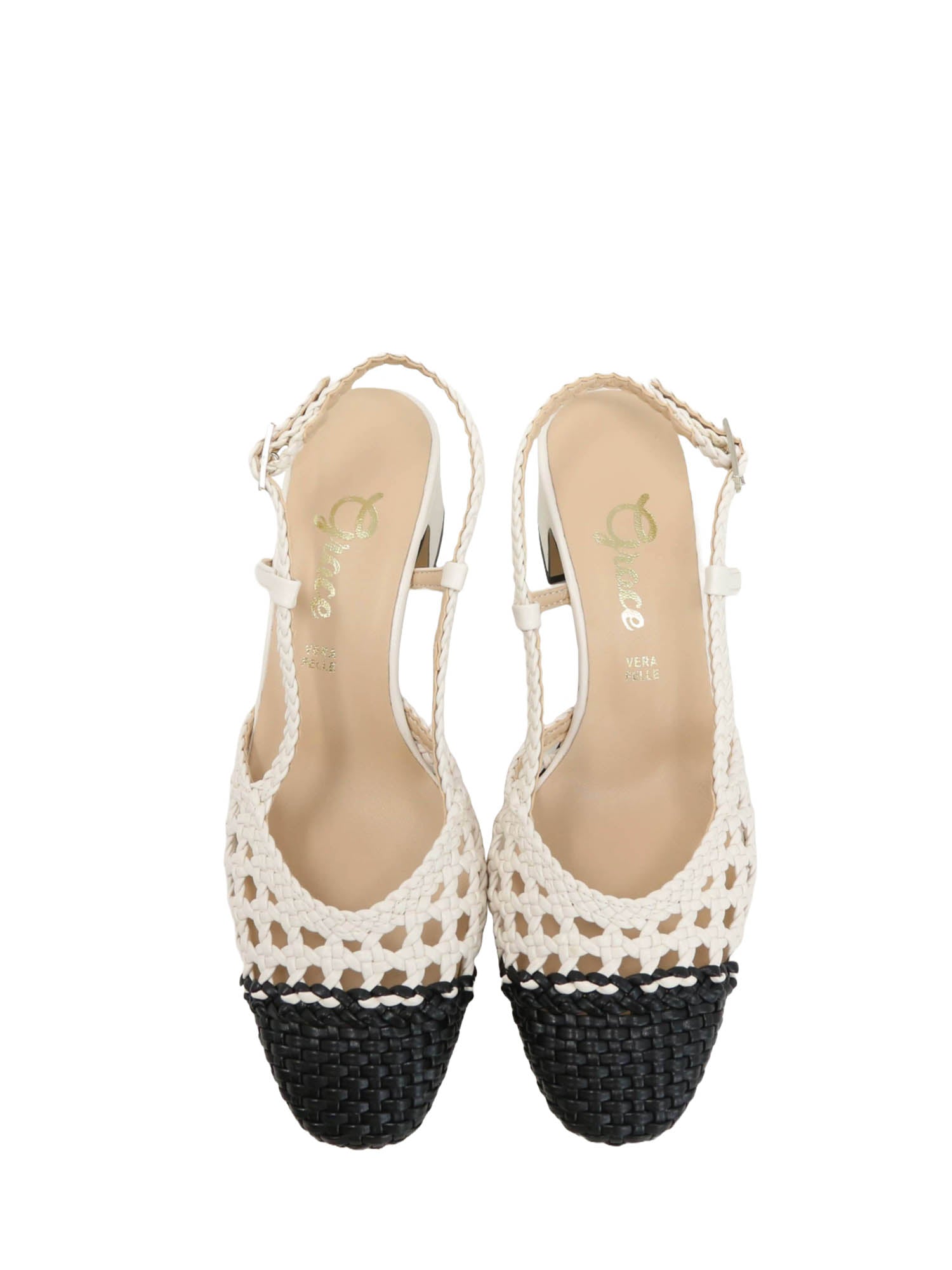 Sandali tacco Bianco Grace Shoes