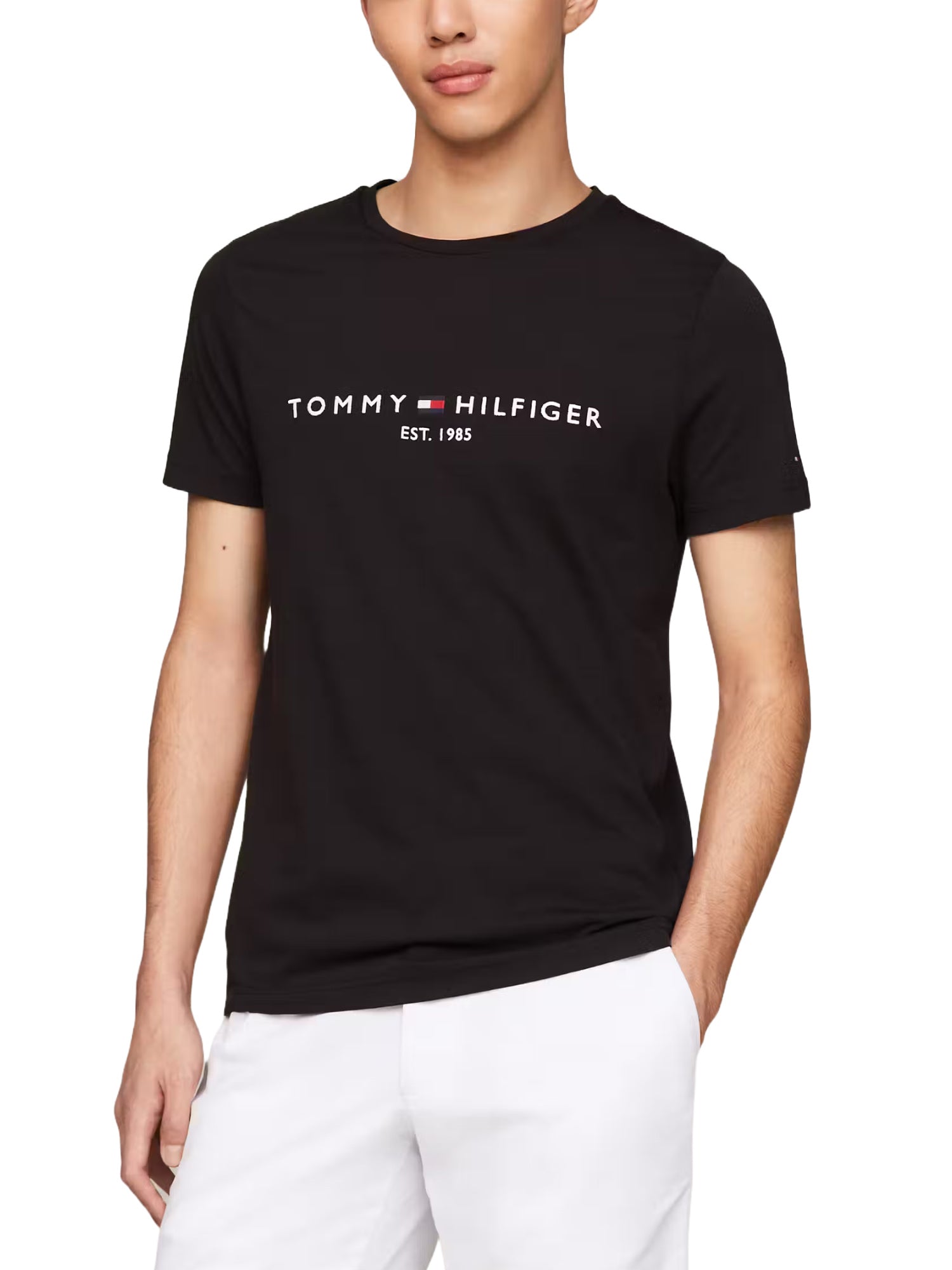 T-shirt Nero Tommy Hilfiger