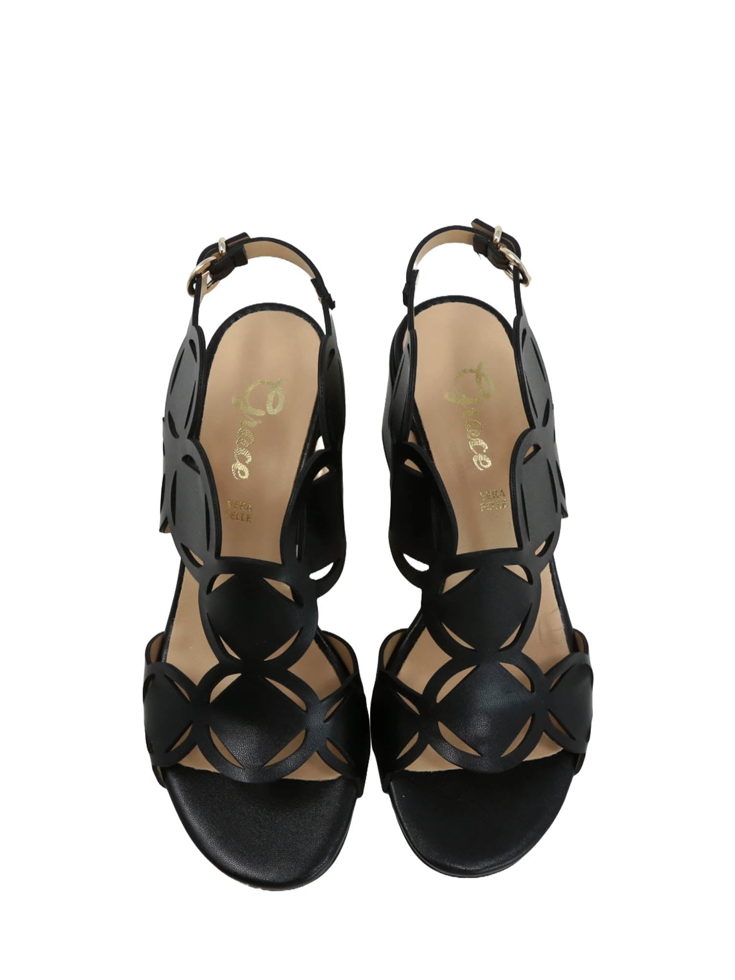 Sandali tacco Nero Grace Shoes