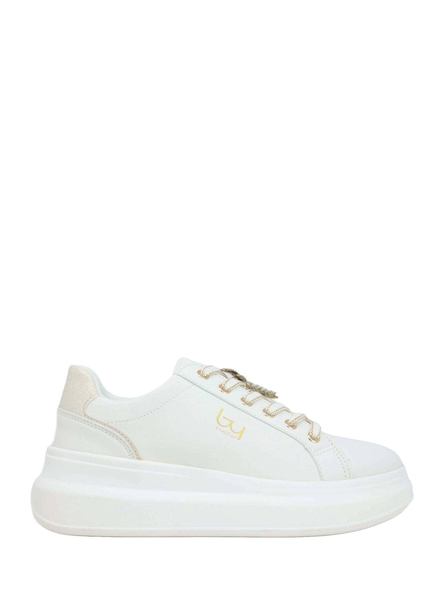 Sneakers Bianco Oro By Byblos