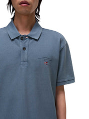 Polo Blu Chiaro Napapijri