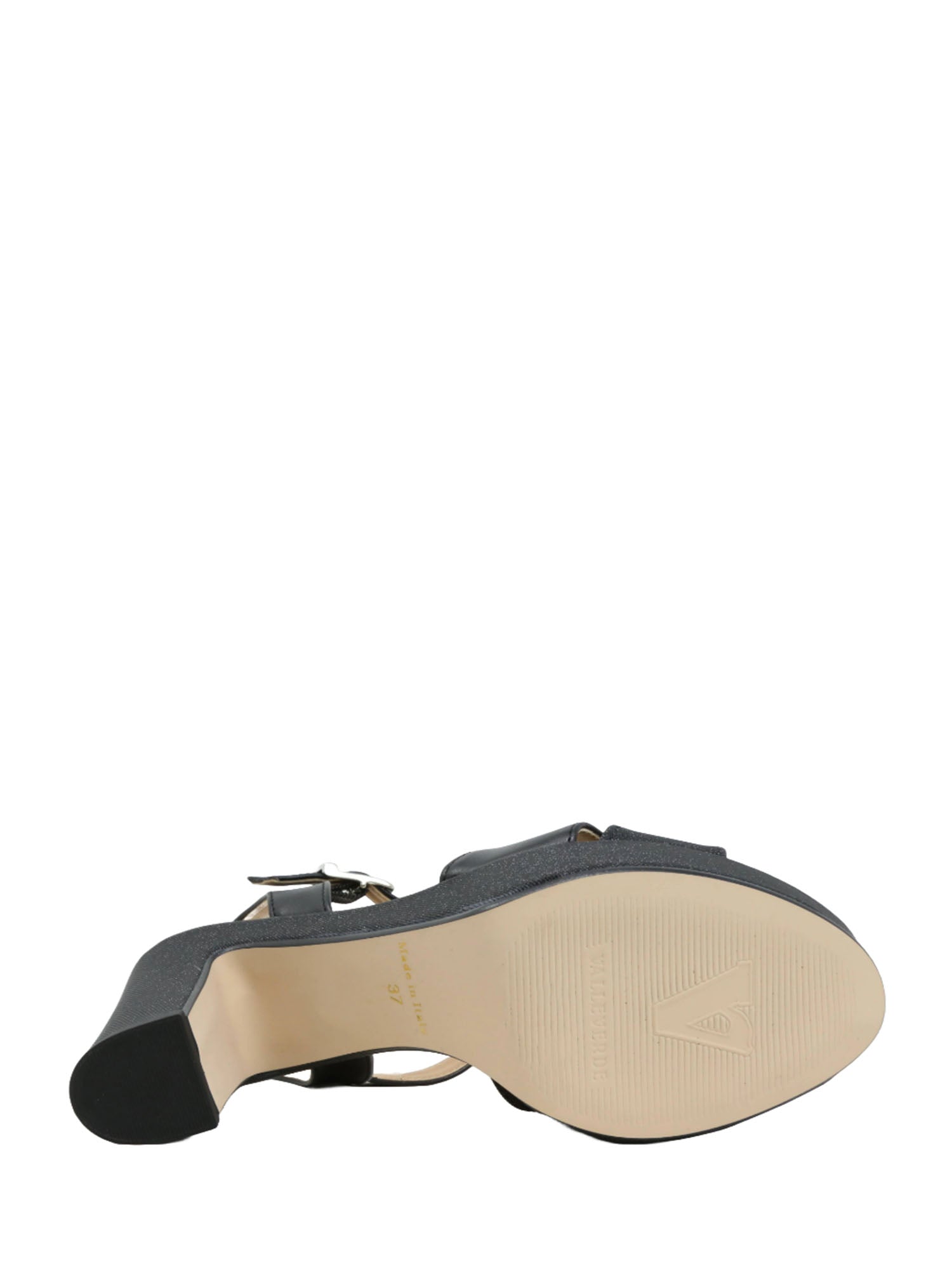 Sandali tacco Nero Valleverde