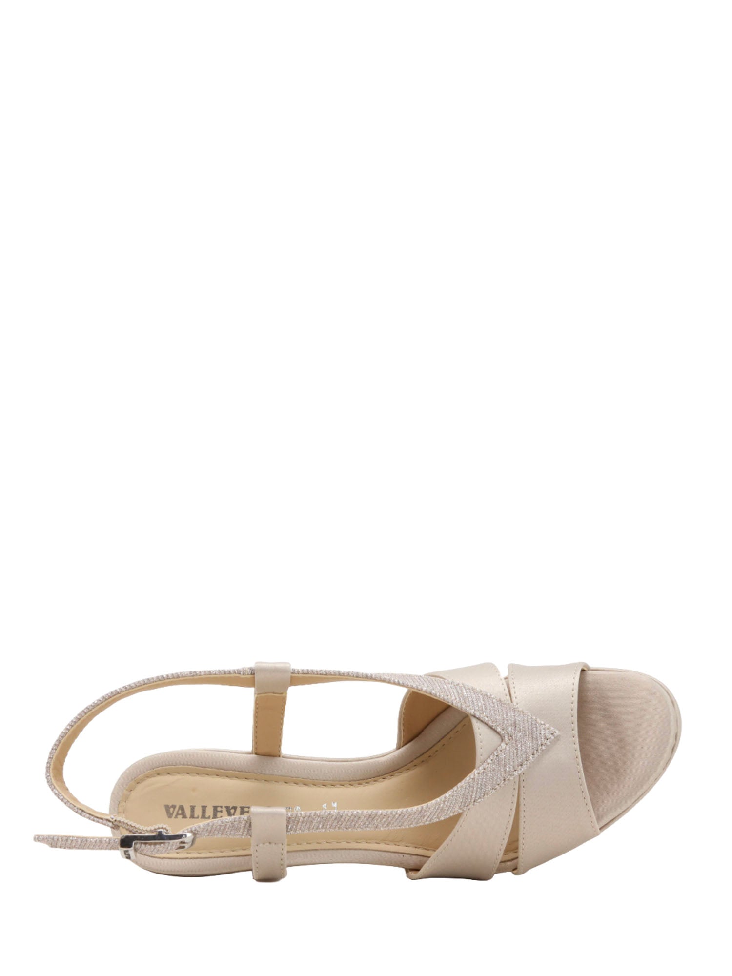 Sandali tacco Beige Valleverde