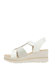 Sandali zeppa Grigio Valleverde