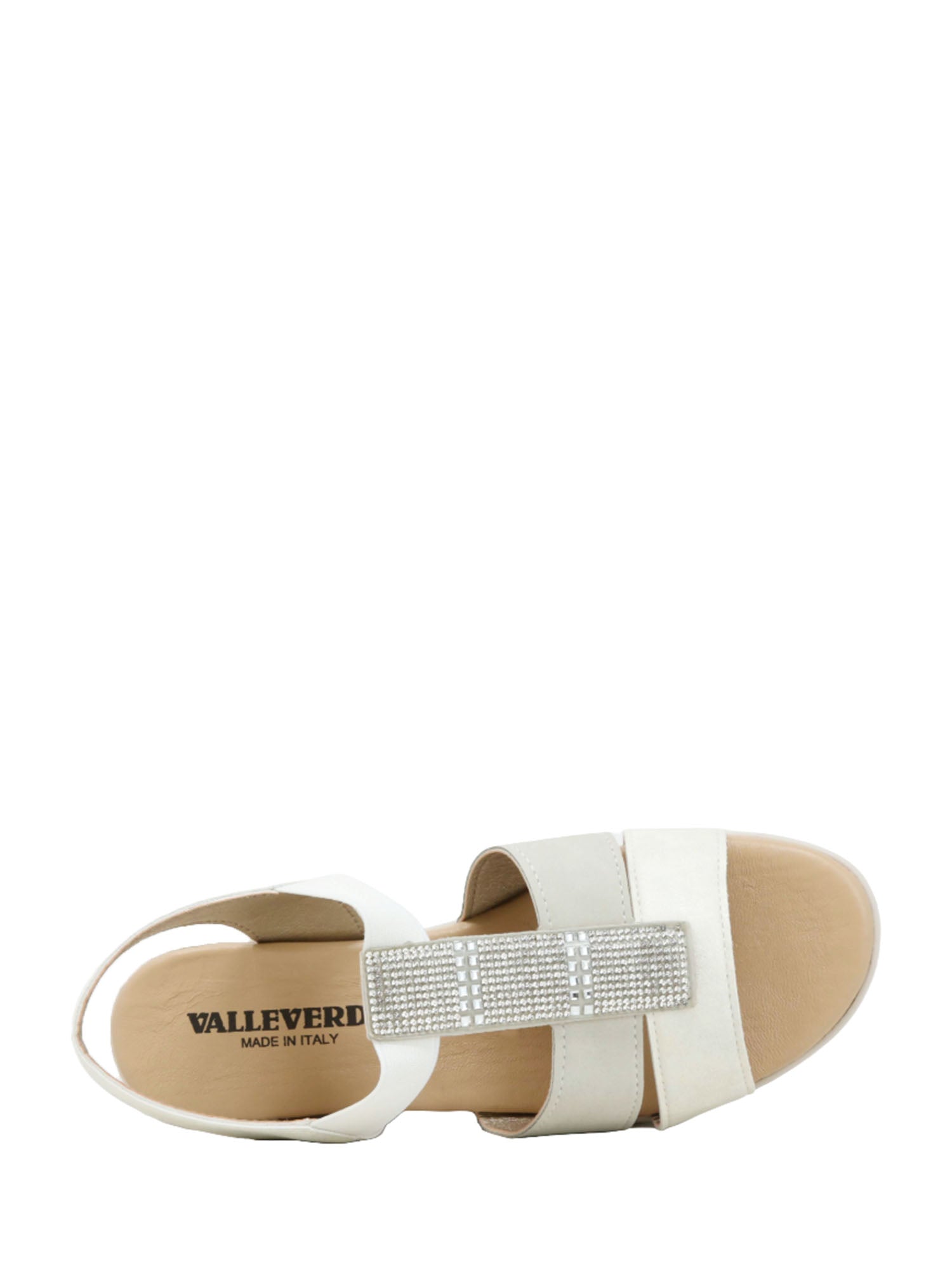 Sandali zeppa Grigio Valleverde