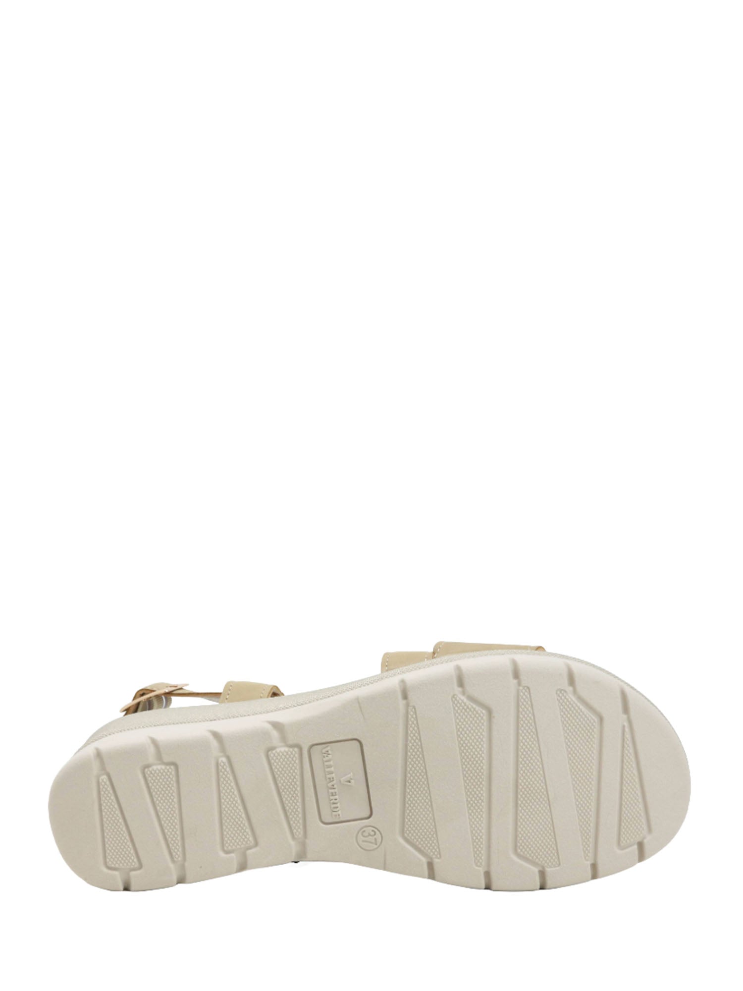 Sandali zeppa Beige Valleverde