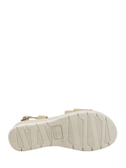 Sandali zeppa Beige Valleverde