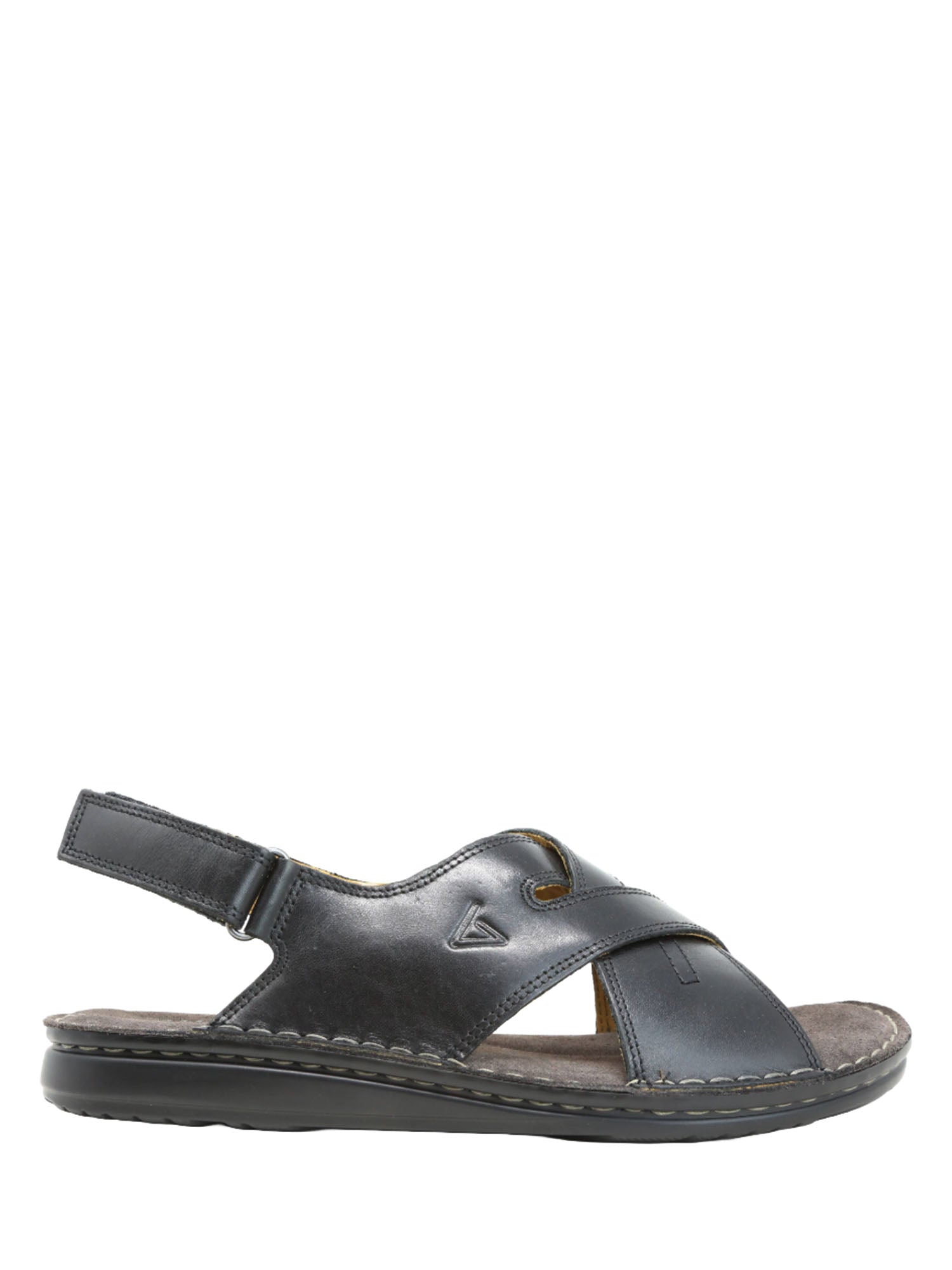 Sandali con strappi Nero Valleverde