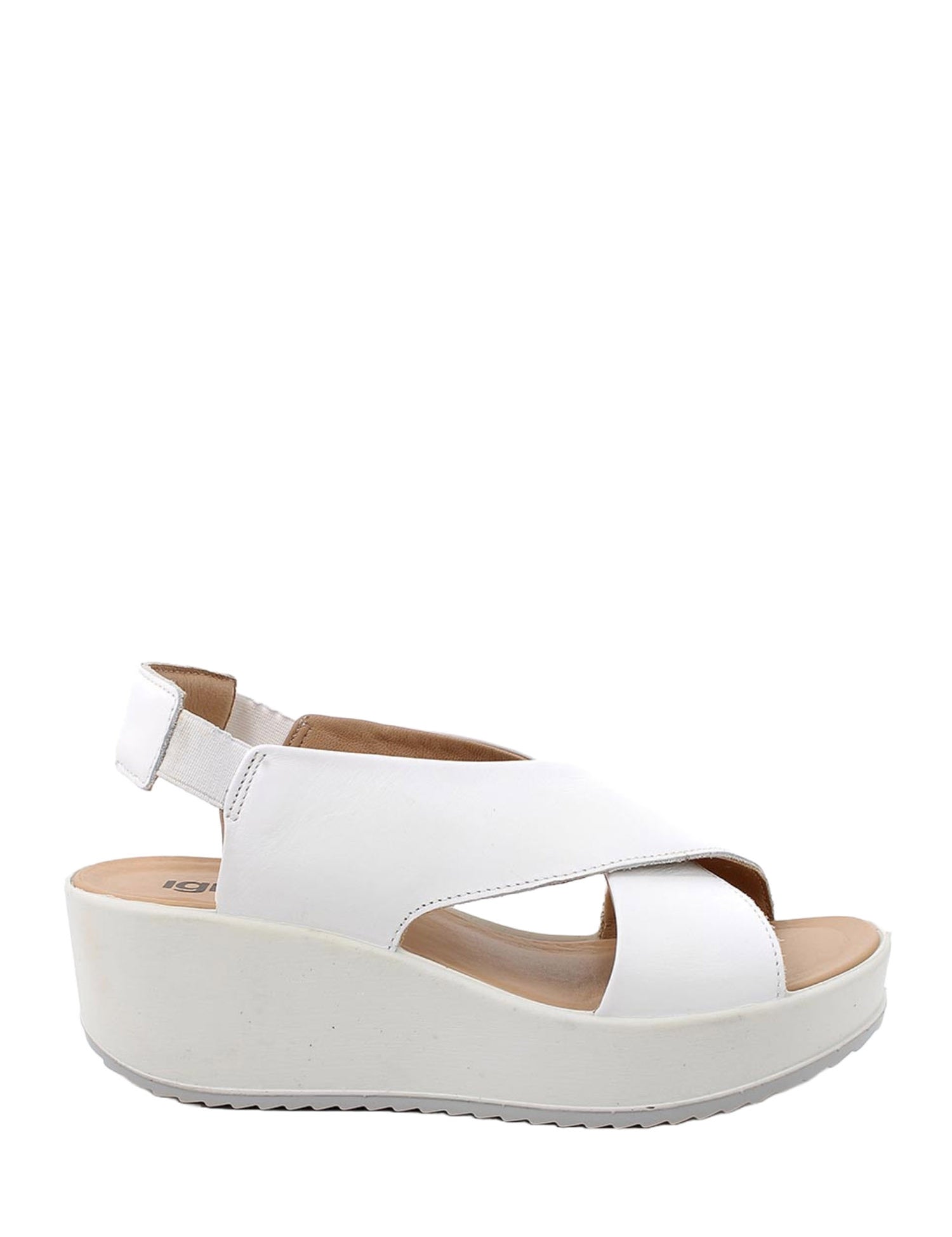 Sandali zeppa Bianco Igi&co