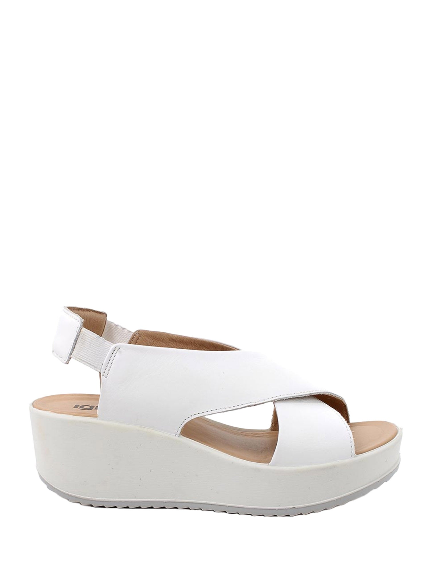 Sandali zeppa Bianco Igi&co