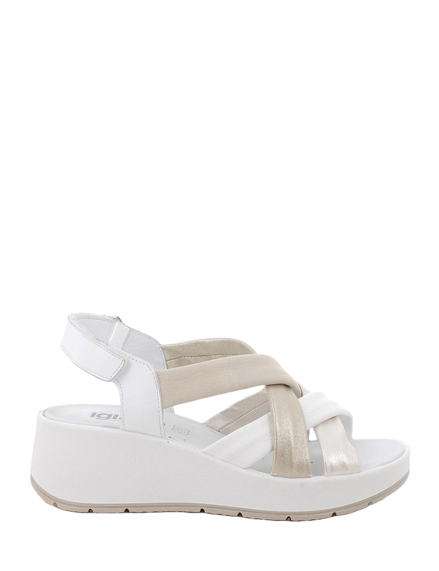 Sandali zeppa Bianco Igi&co