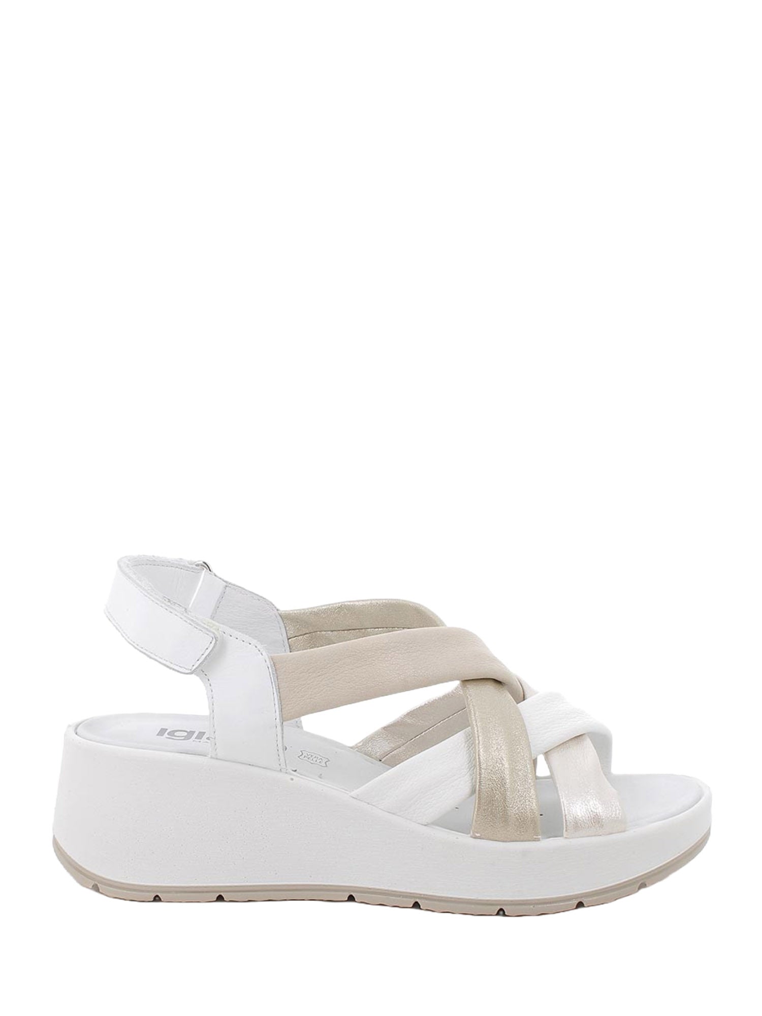 Sandali zeppa Bianco Igi&co