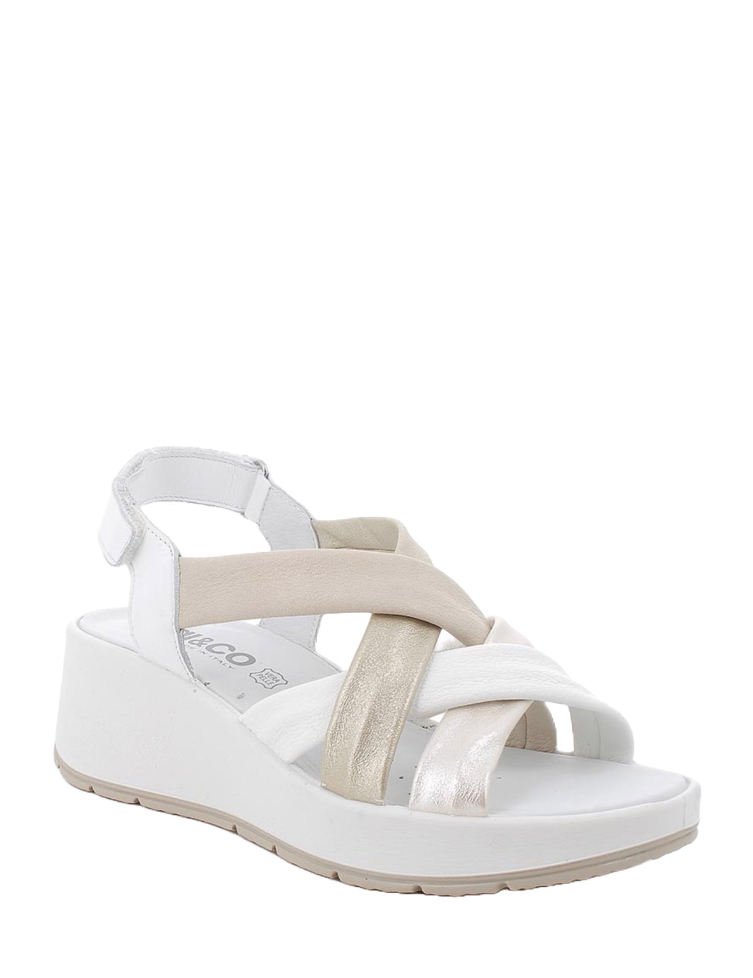 Sandali zeppa Bianco Igi&co