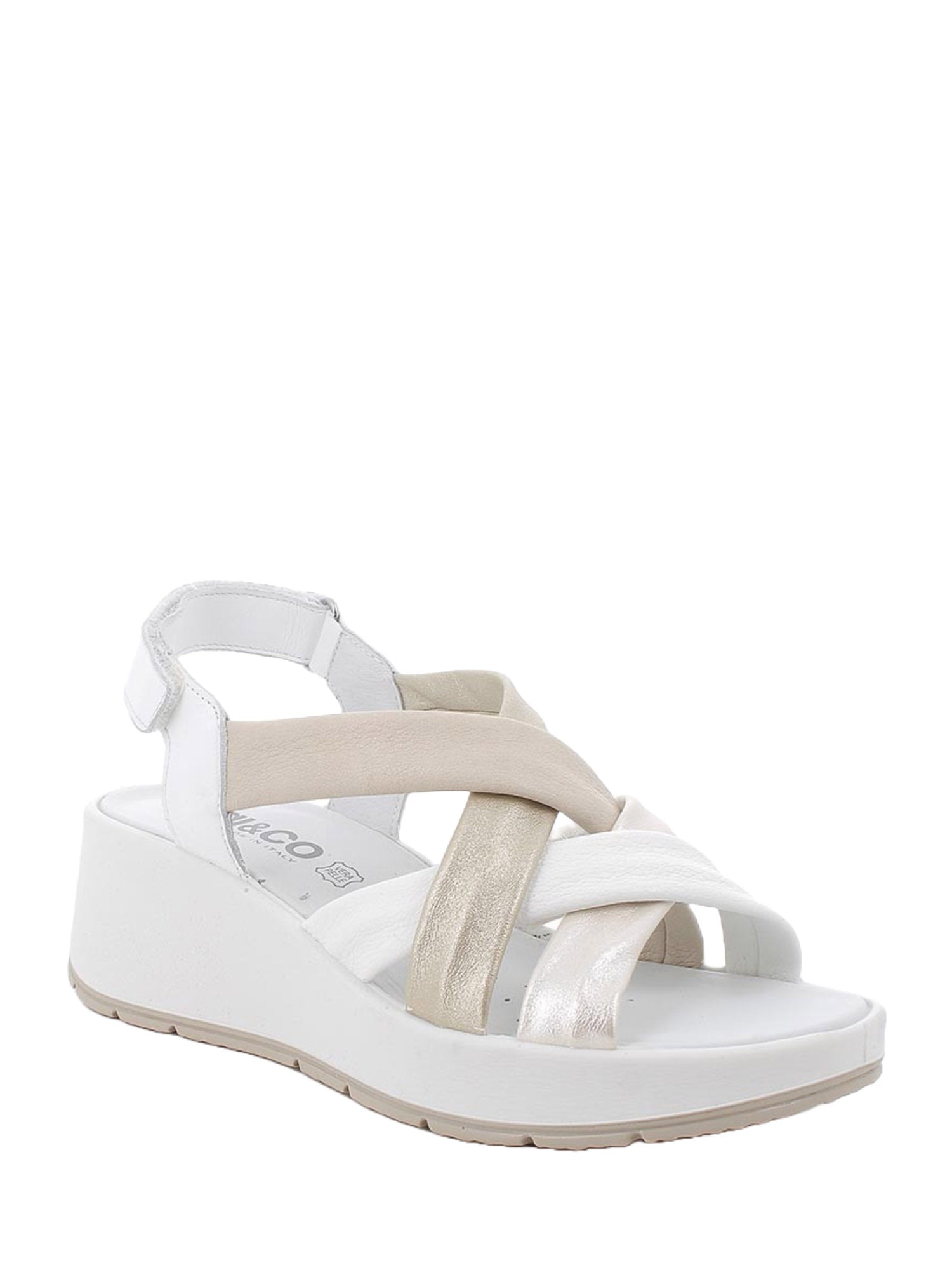 Sandali zeppa Bianco Igi&co