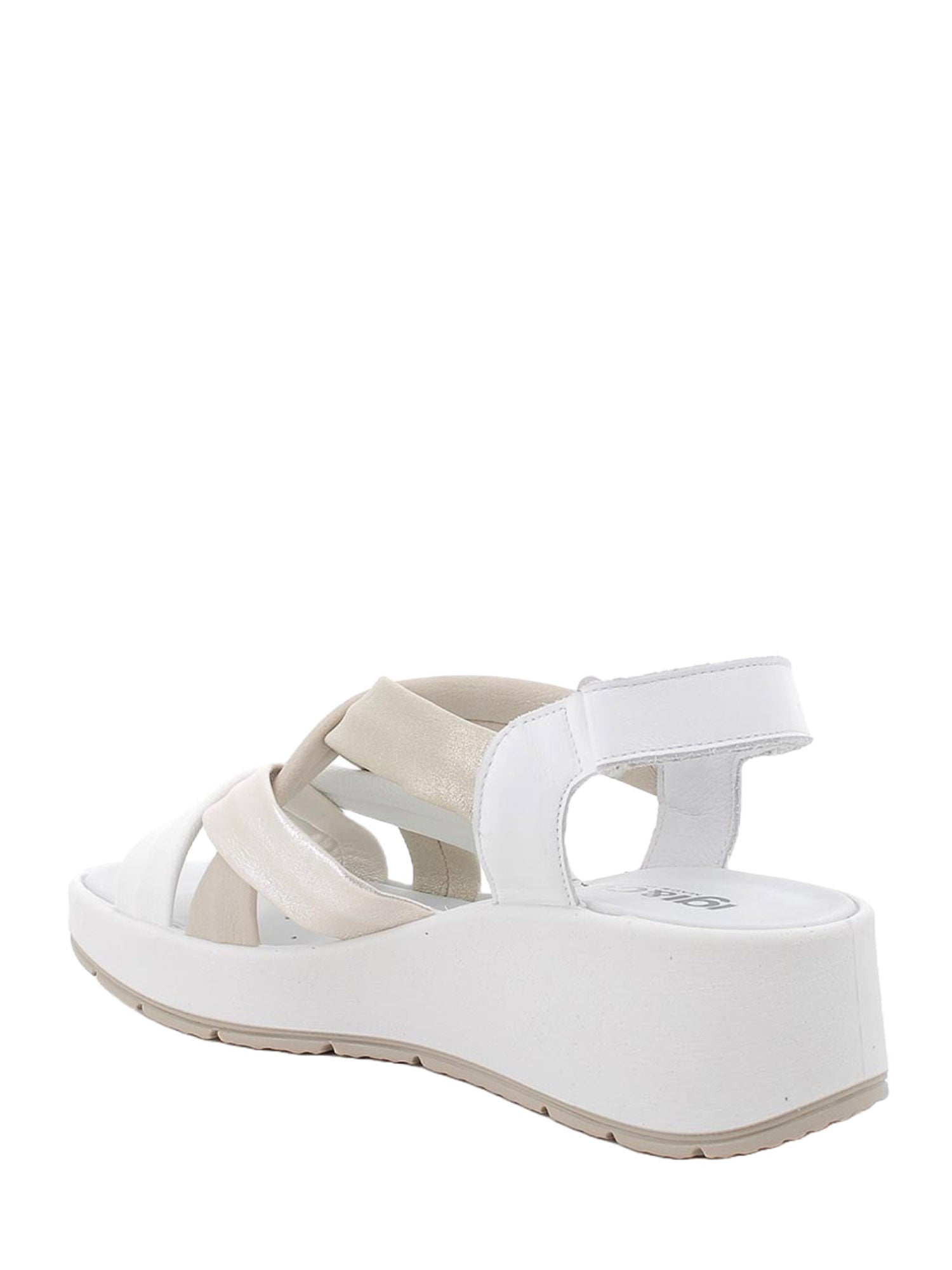 Sandali zeppa Bianco Igi&co