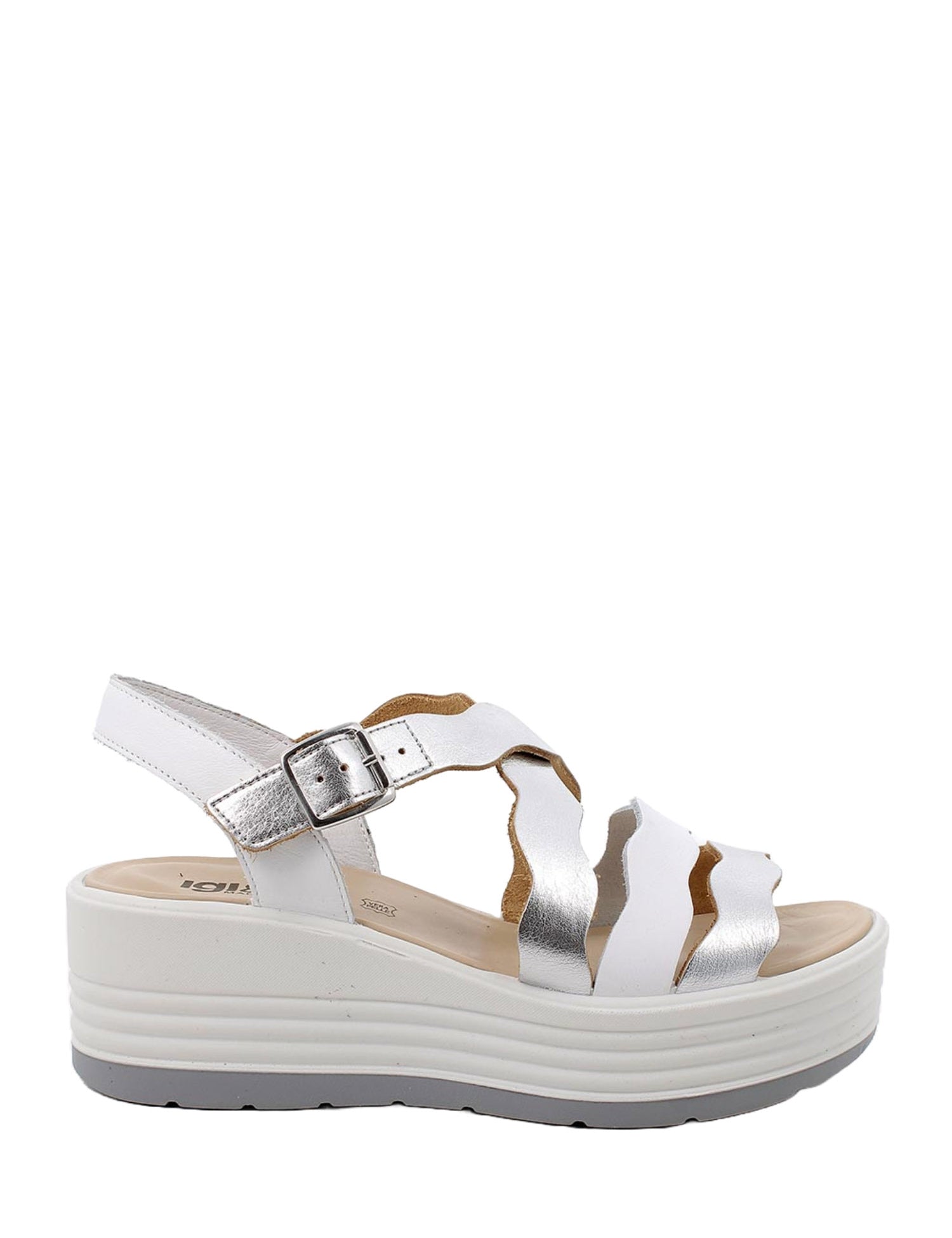 Sandali zeppa Bianco Igi&co