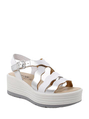 Sandali zeppa Bianco Igi&co