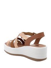 Sandali zeppa Marrone Igi&co