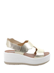 Sandali zeppa Dorato Igi&co