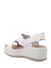 Sandali zeppa Bianco Igi&co