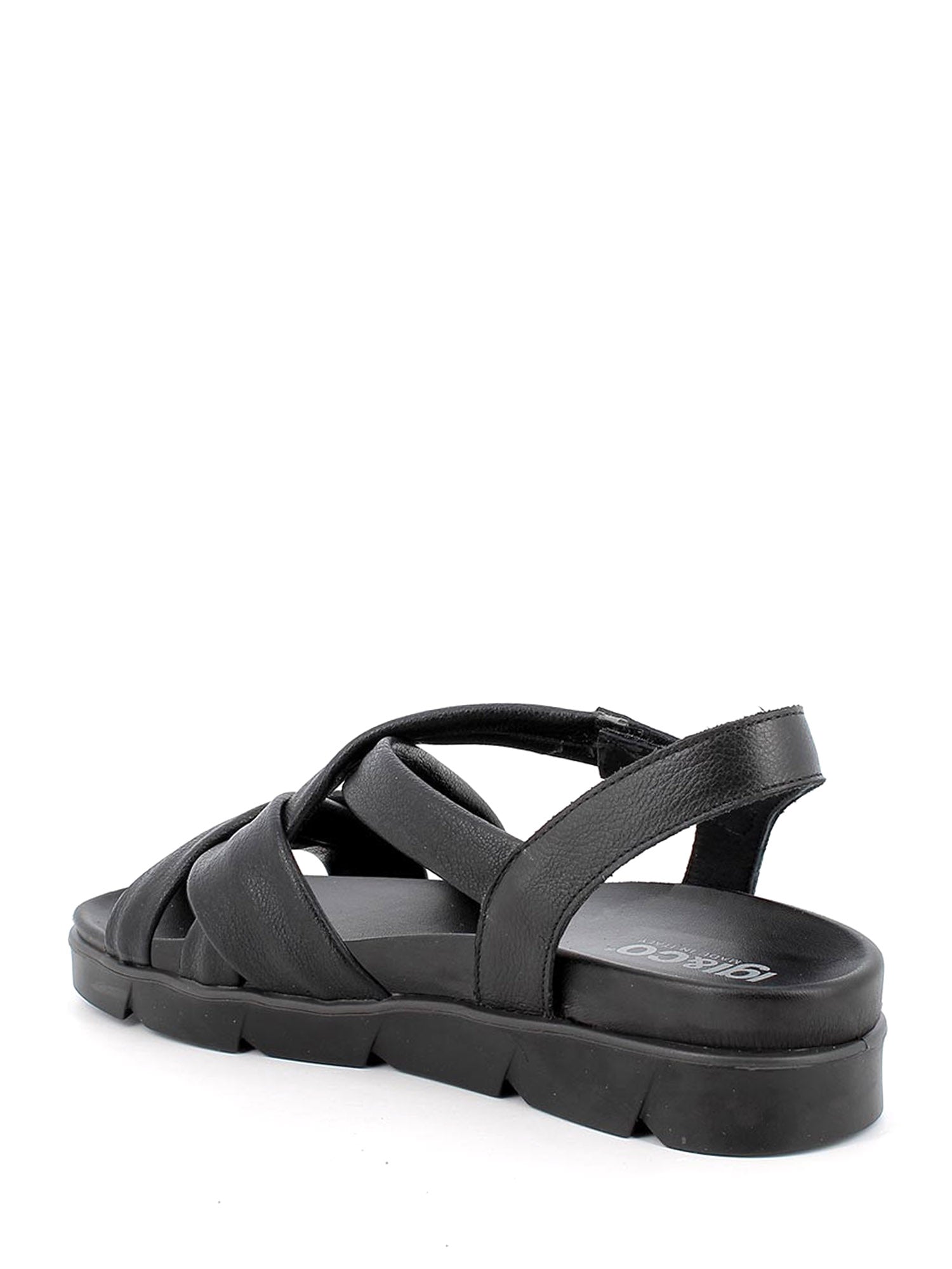 Sandali con strappi Nero Igi&co