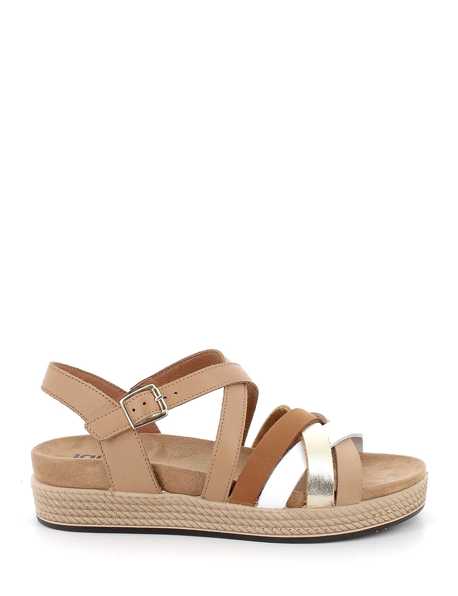 Sandali zeppa Marrone Igi&co