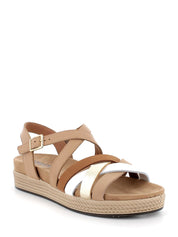 Sandali zeppa Marrone Igi&co