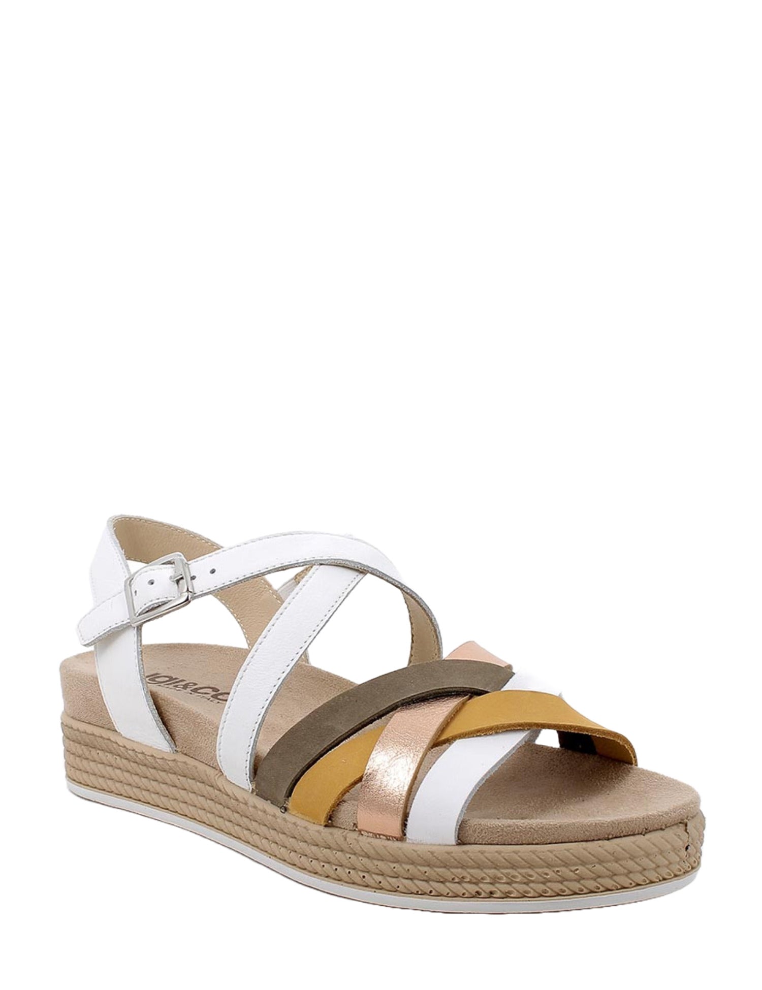 Sandali zeppa Bianco Igi&co