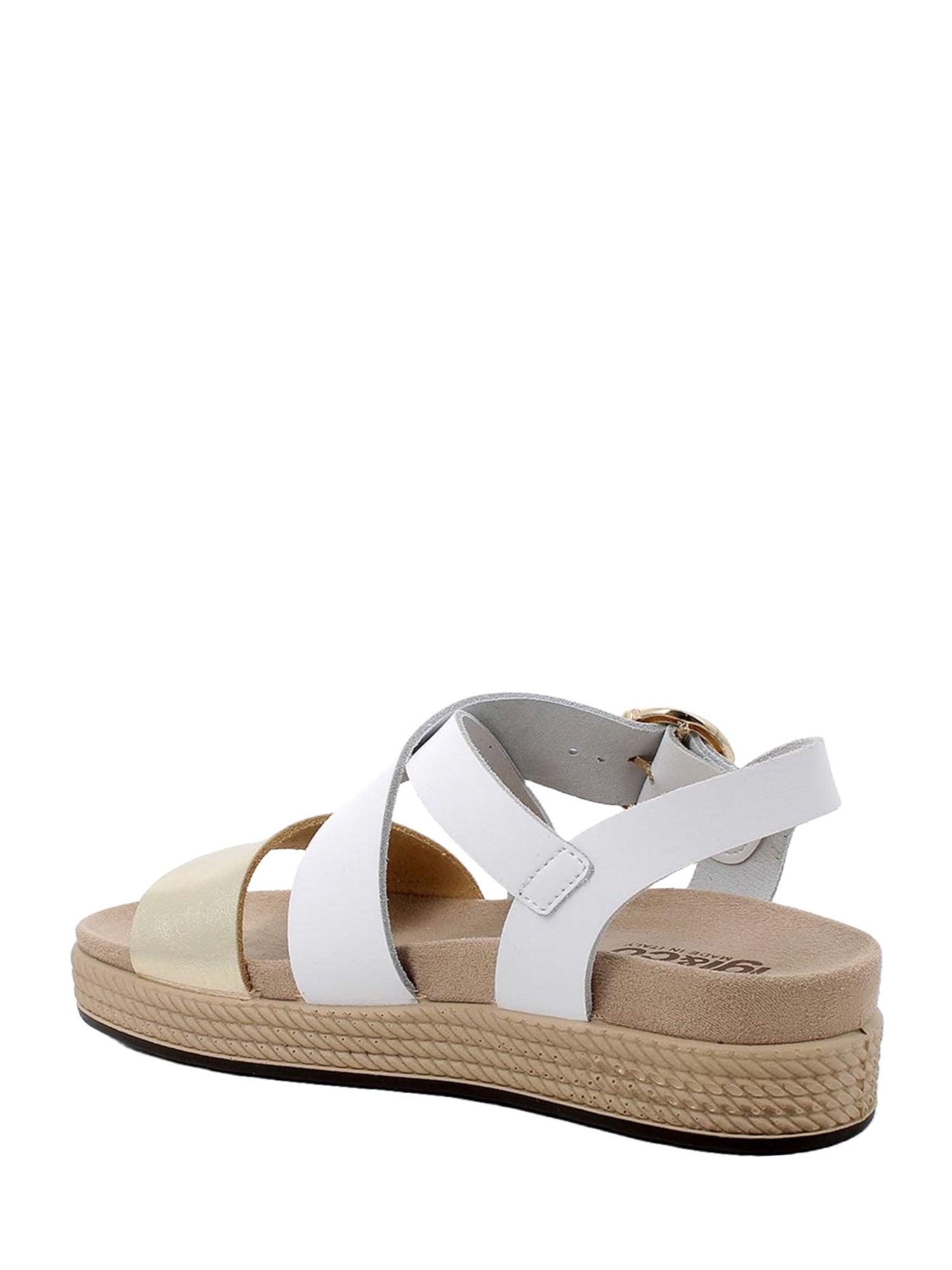 Sandali zeppa Bianco Igi&co