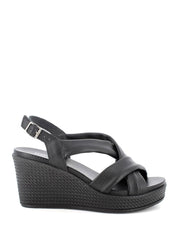 Sandali zeppa Nero Igi&co