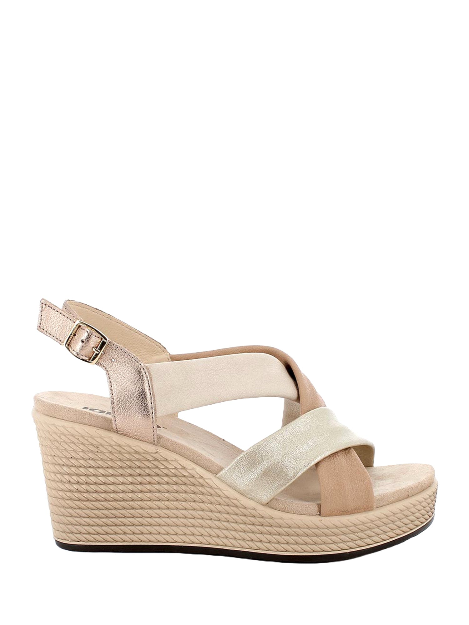Sandali zeppa Beige Igi&co