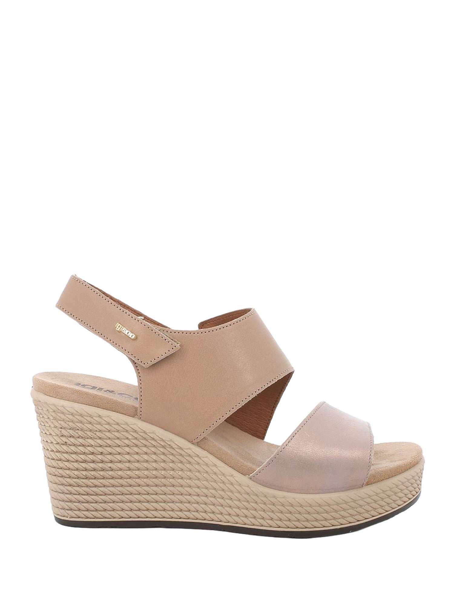 Sandali zeppa Beige Igi&co