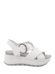 Sandali zeppa Bianco Igi&co