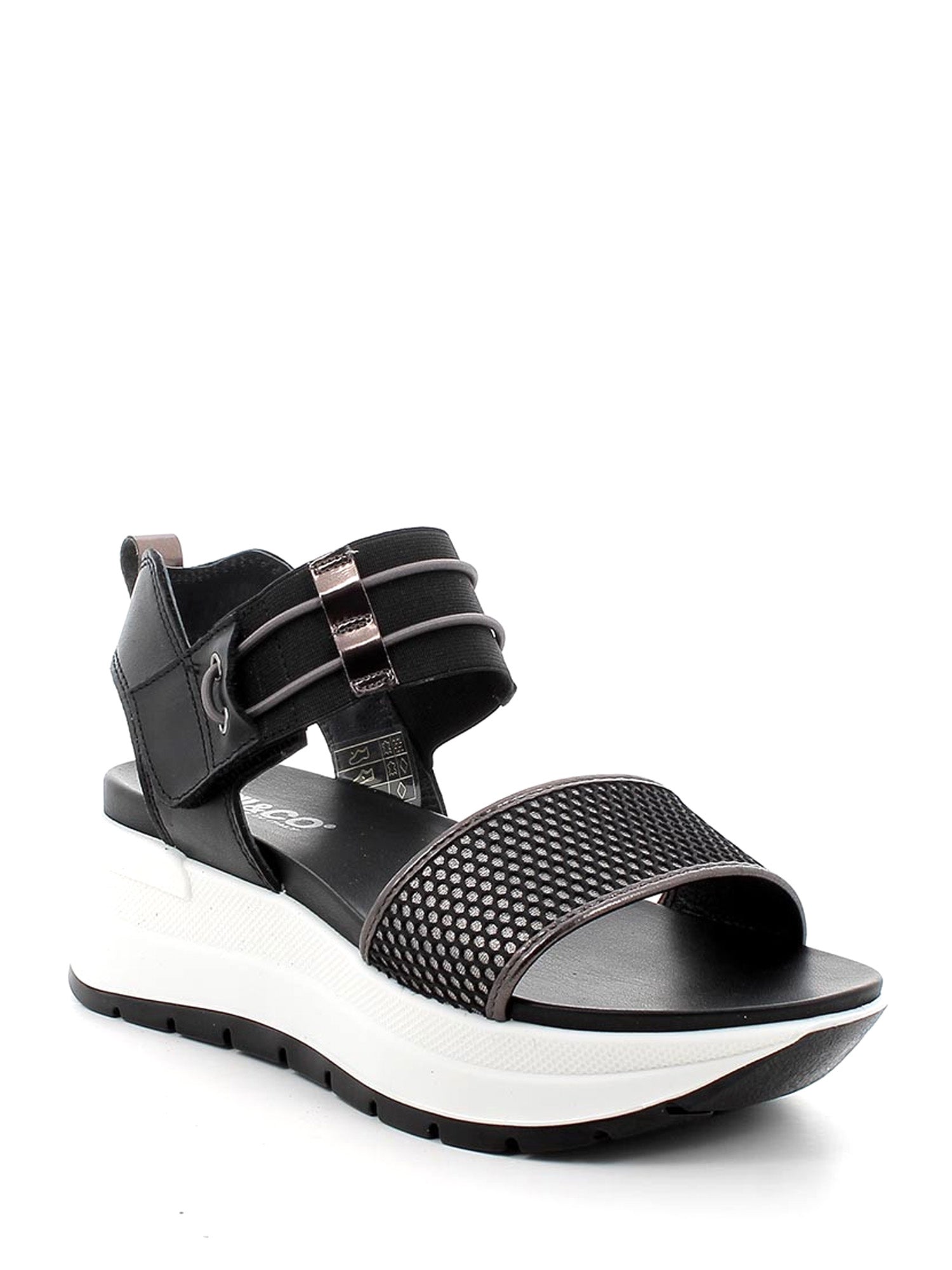 Sandali zeppa Nero Igi&co