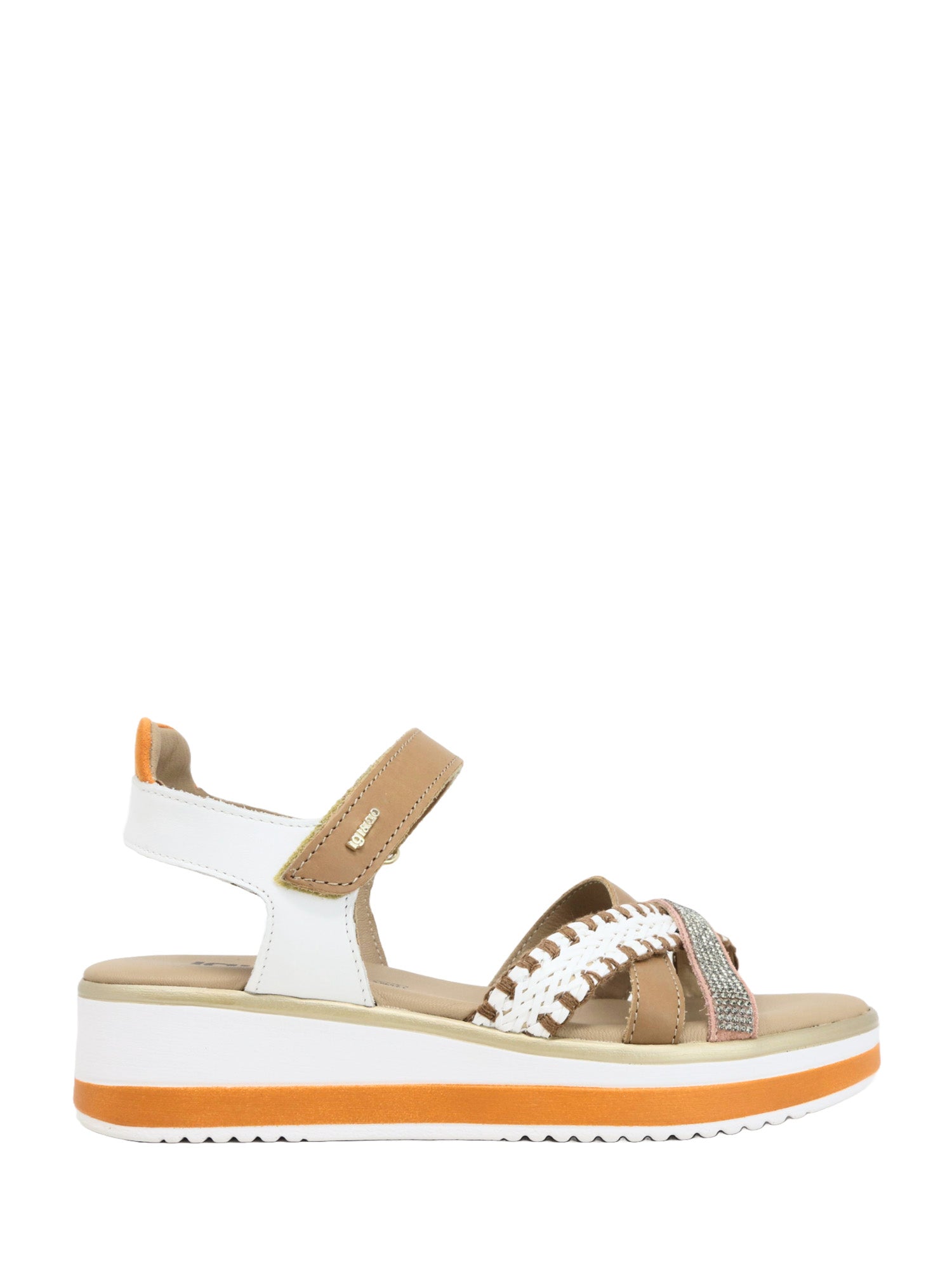 Sandali con strappi Bianco Igi&co